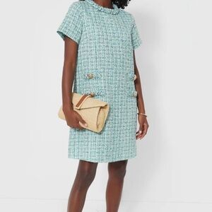 Tuckernuck Jackie Dress in Seaglass tweed
